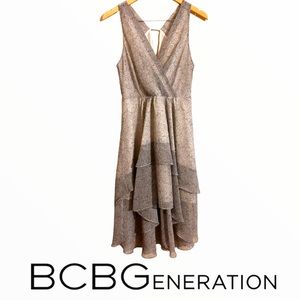 BCBGeneration Sleeveless Ruffle Dress